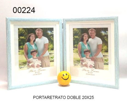 Imagen de PORTARRETRATO DOBLE 20X25 7.24